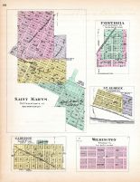 Saint Marys, Fostoria, St. George, Garrison, Wilmington, Kansas State Atlas 1887